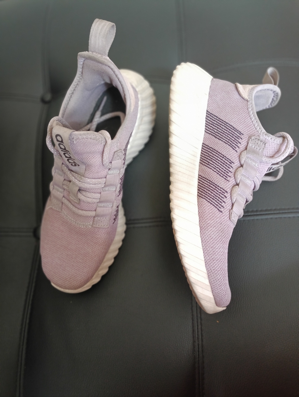 Adidas Kaptir Flow Sneakers Athletic Shoes Size 9 Lavender - Picture 16 of 16